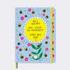 A5 Notebook - Bees & Sunflower/Bee Happy