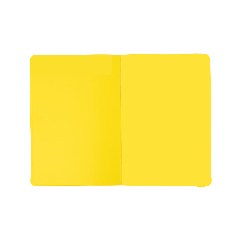 A6 Perfect Bound Notebook - Yellow Floral/Little Notes