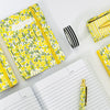 A6 Perfect Bound Notebook - Yellow Floral/Little Notes
