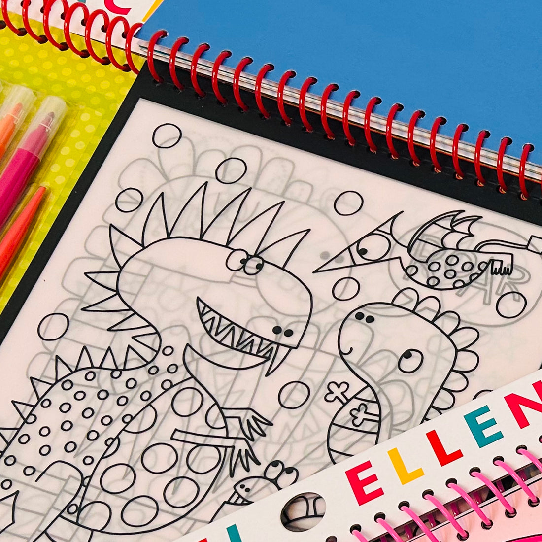 Activity Book with Scratch Art & Stickers - Dinosaur