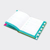 Address Book Teal & Gold Floral