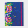 Address Book - Navy/Floral & Bees