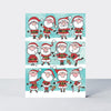 Advent Calendar Card - Multiple Santas