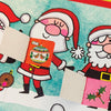 Advent Calendar Card - Multiple Santas