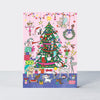 Advent Calendar Card - Christmas Tree & Dogs