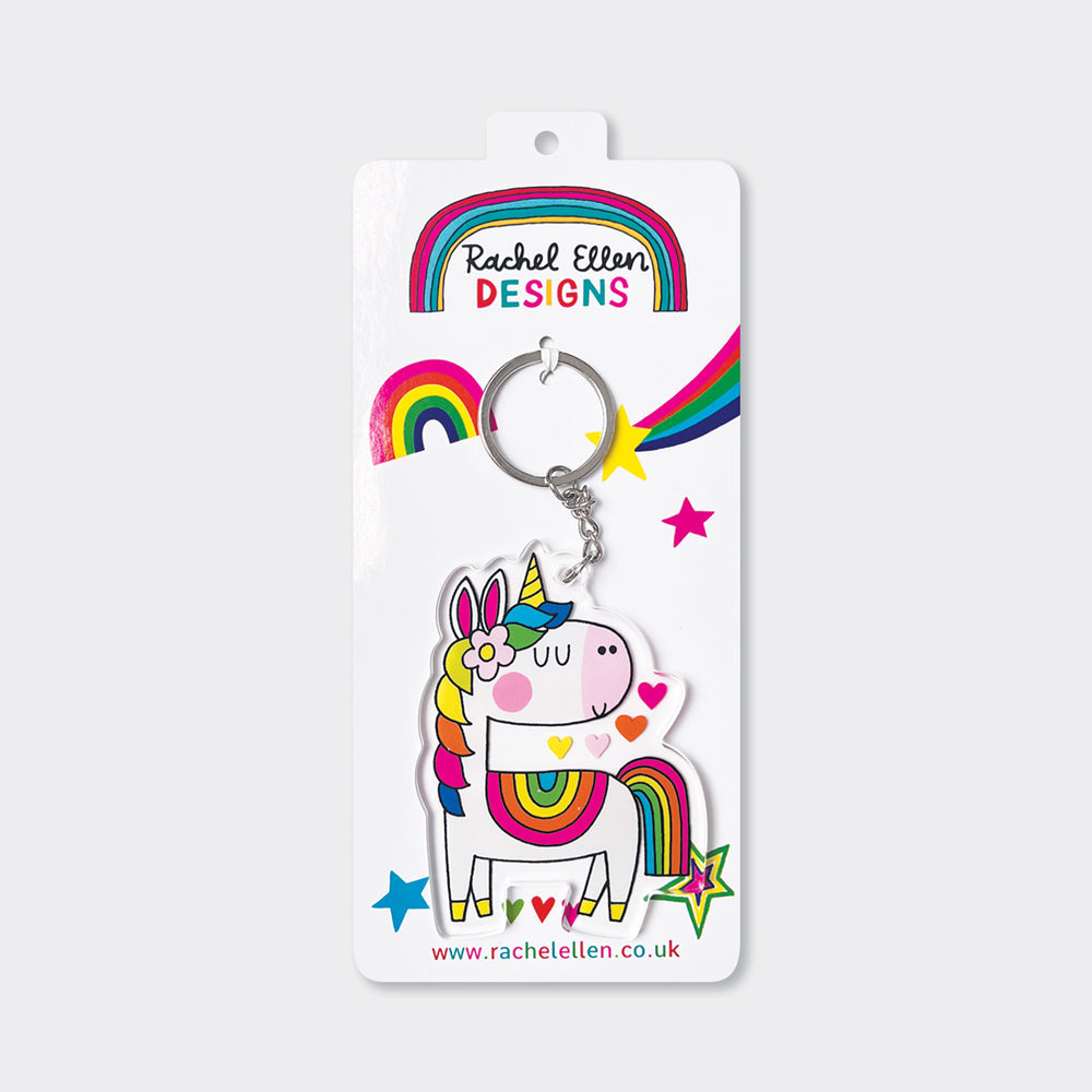 Acrylic Keyrings - Unicorn