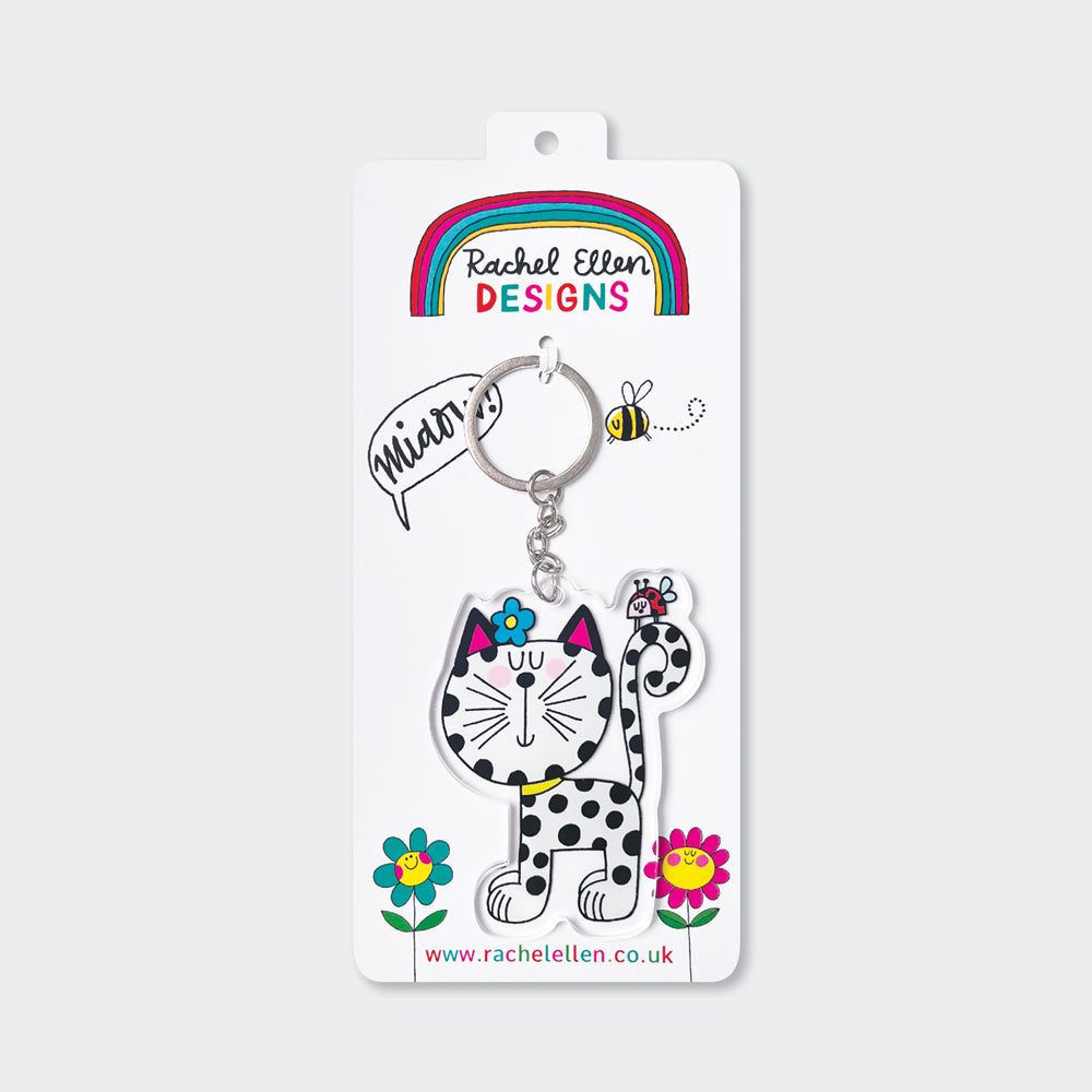 Acrylic Keyrings - Cat