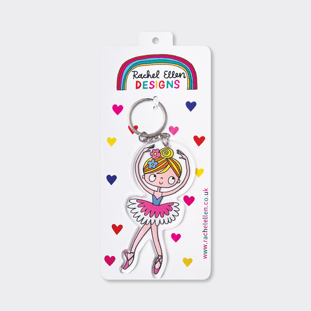 Acrylic Keyrings - Ballerina
