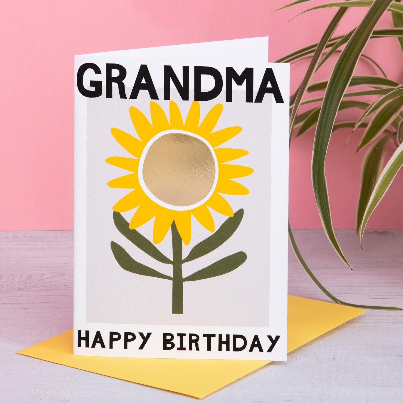 Belle - Grandma Birthday Sunflower - Birthday Card