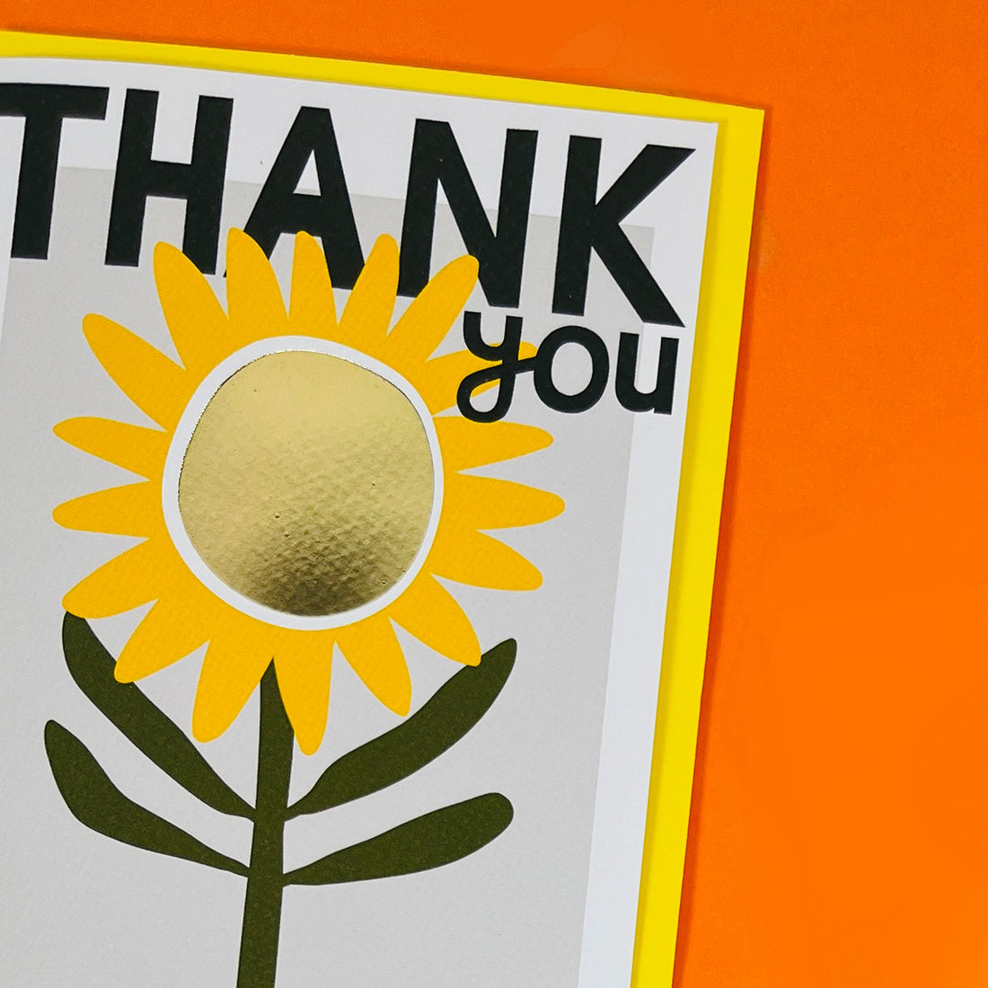 Belle - Sunflower - Thank You Card