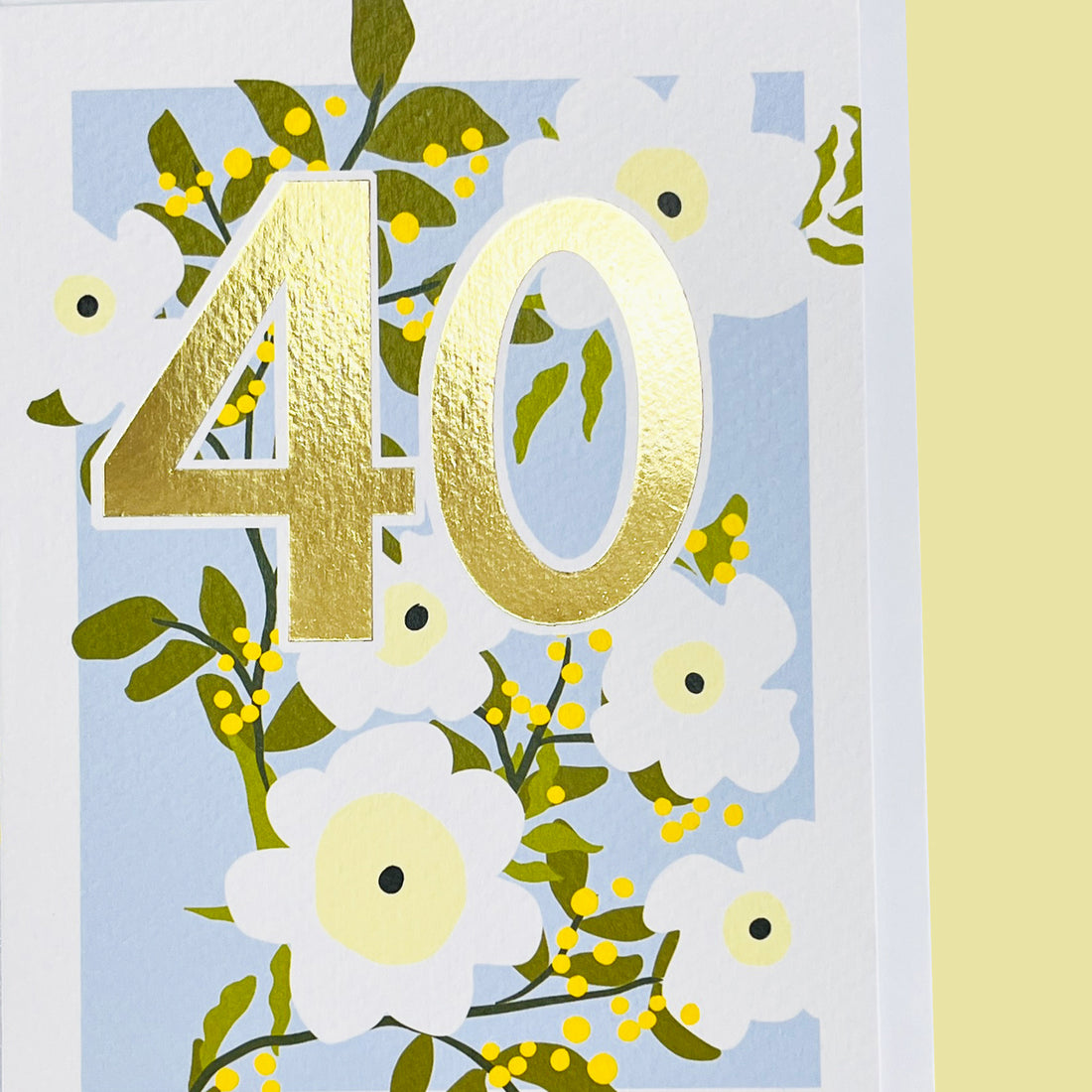 Belle - Age 40 Birthday Card