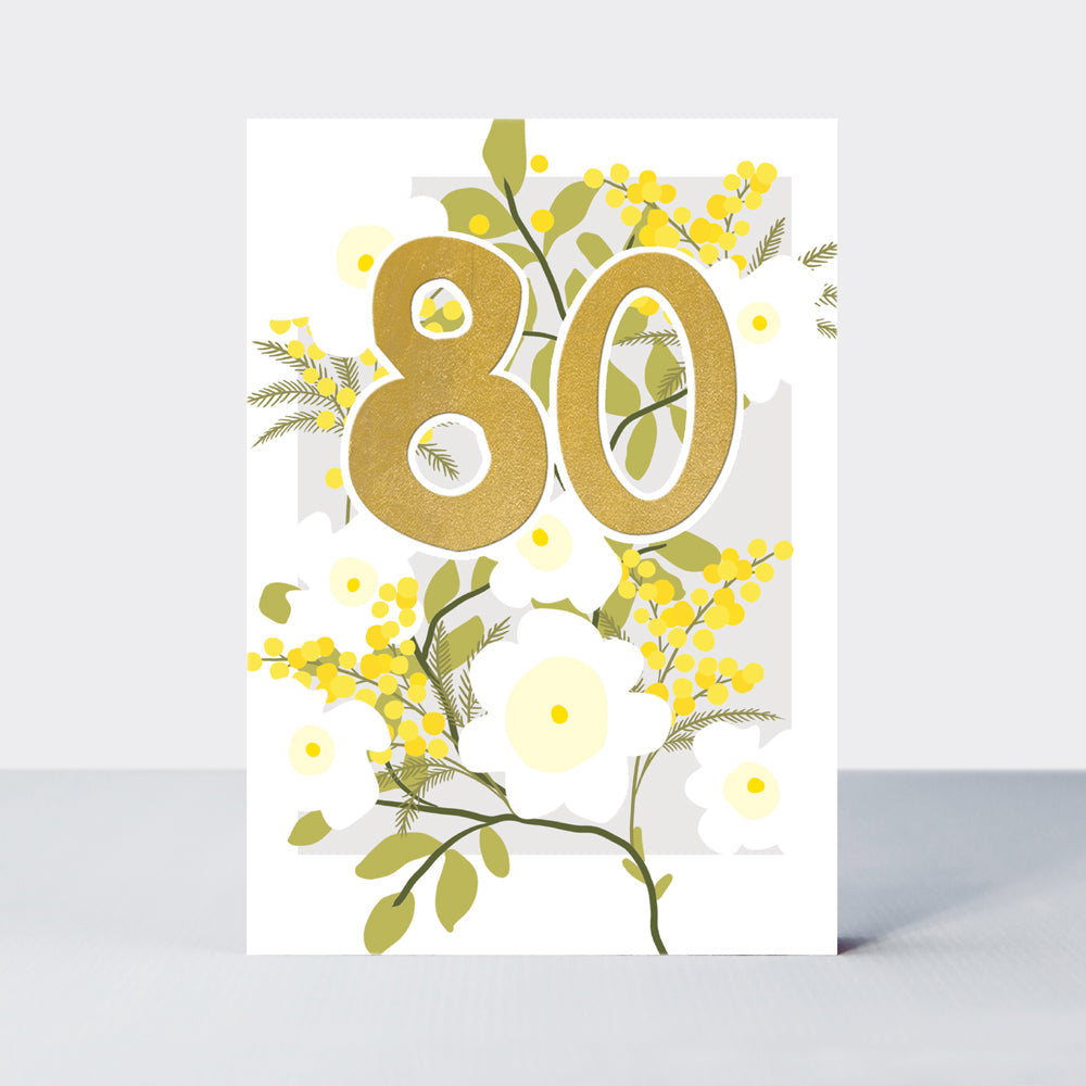 Belle - Age 80 Birthday Card