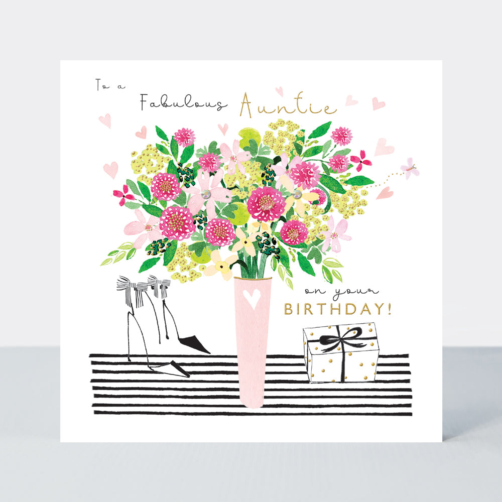Blossom - Birthday Fabulous Auntie - Birthday Card