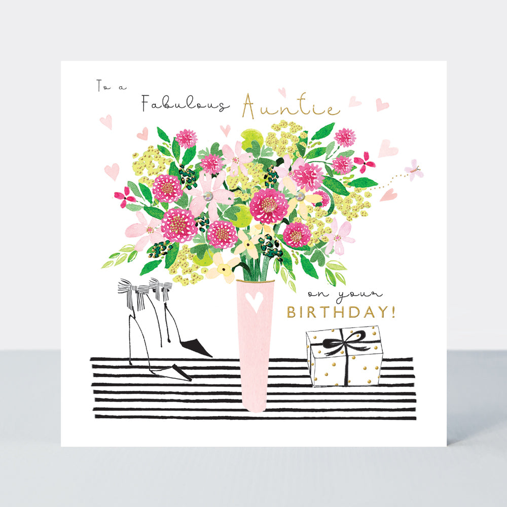 Blossom - Birthday Fabulous Auntie  - Birthday Card