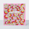 Scatter Brain - Birthday Girl/Pink Rainbows & Daisies Card