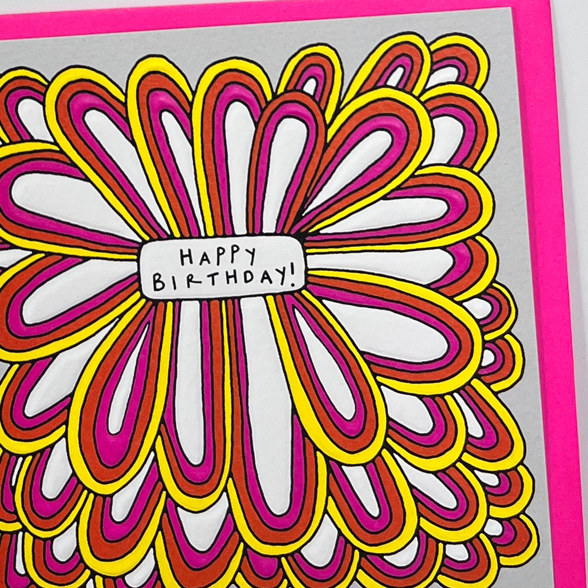 Scatter Brain - Happy Birthday/Rainbow Beam Birthday Card