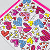 Scatter Brain - Birthday Love/Pink & Red Love Hearts Card
