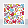 Scatter Brain - Birthday Love/Pink & Red Love Hearts Card