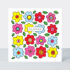 Scatter Brain - Grandma Birthday/Comic Book Style Flowers Card