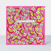 Scatter Brain - Granddaughter Birthday/Pink Rainbows & Daisies Card