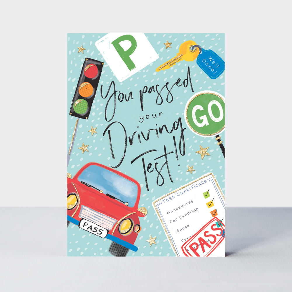 Bright Spark - Driving Test Pass/Car & Signs