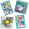 Children's Birthday Card Bundle- Blue - Dinosaur, Shark, Space and Super Hero Designs