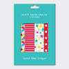 Party Paper Chain Kit - Patterned - Checks, Spots, Stripes and Stars