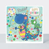 Chatterbox - Happy Birthday - Dinosaurs with balloon  - Birthday Card