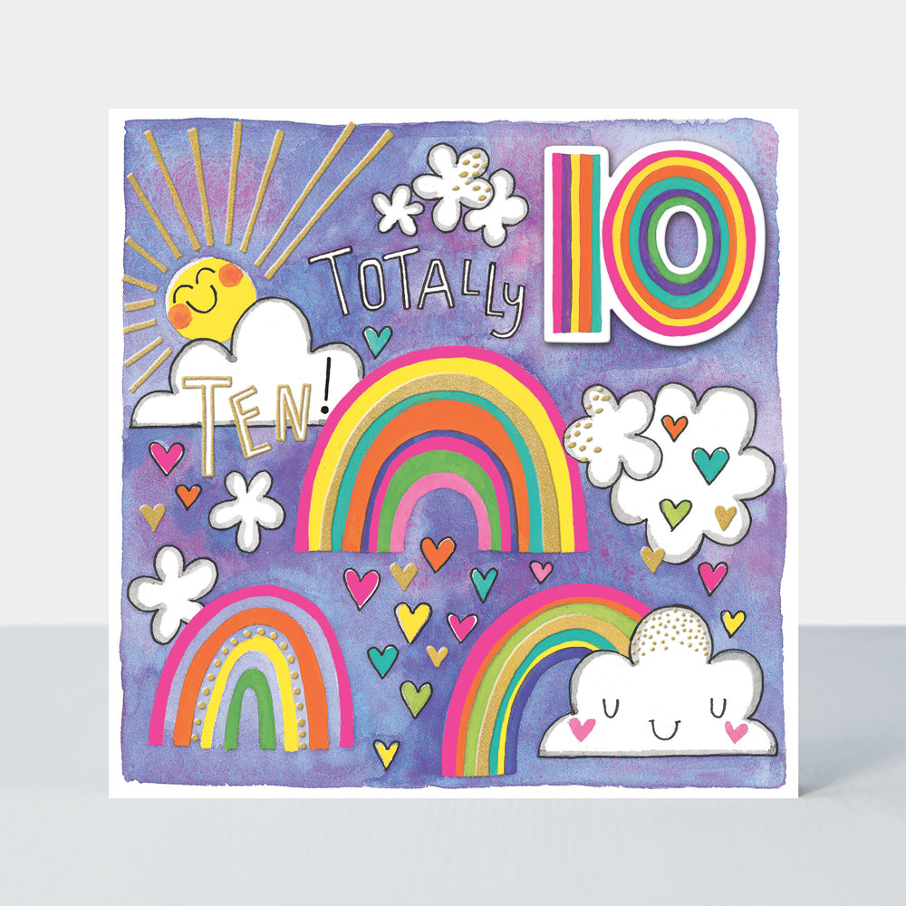 Chatterbox - Totally 10 Rainbows - Birthday Card