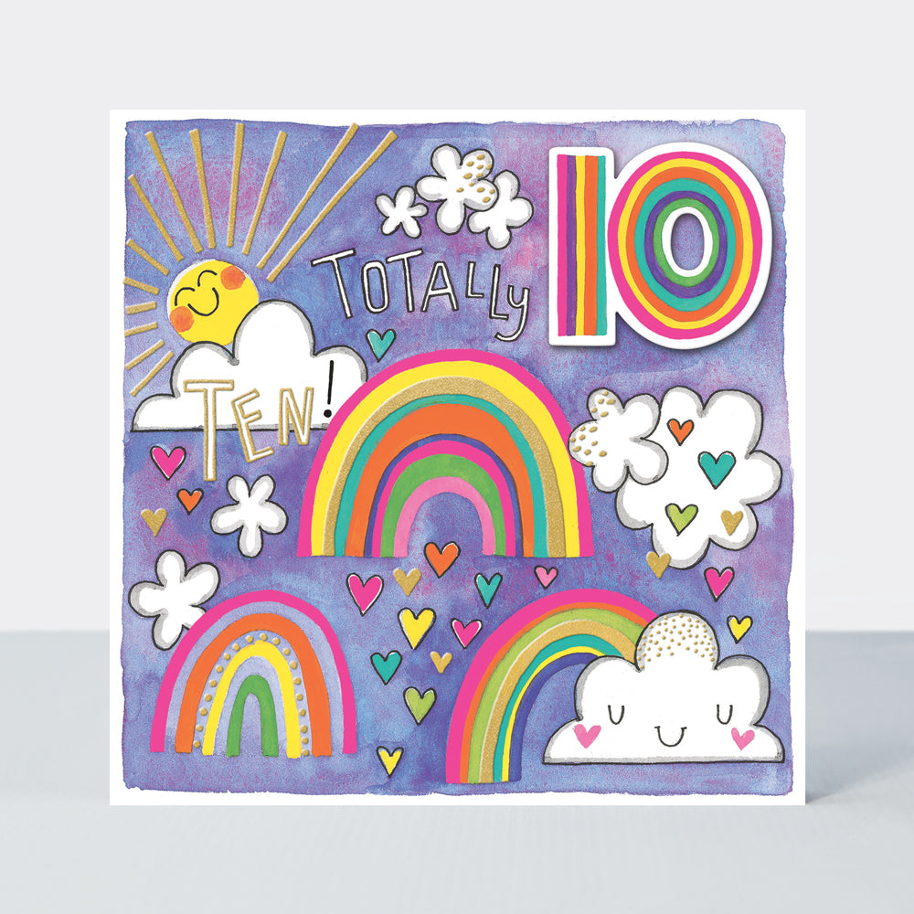 Chatterbox - Totally 10 Rainbows  - Birthday Card