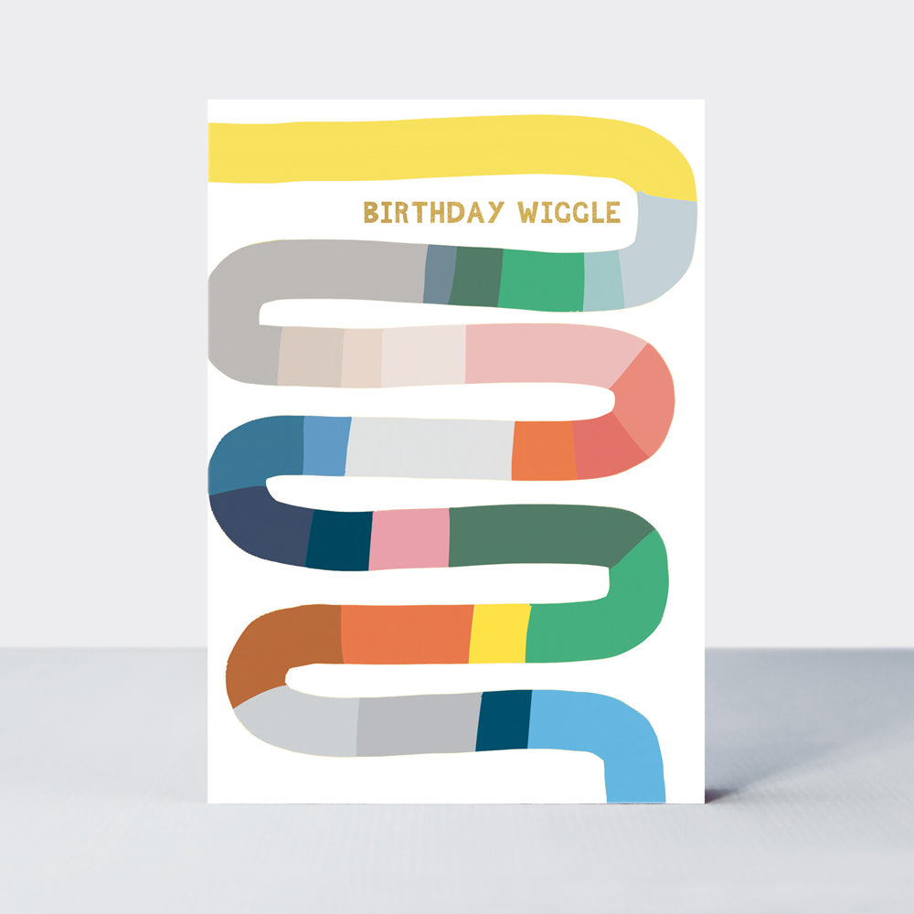 Checkmate - Birthday Colourful Wiggle - Birthday Card