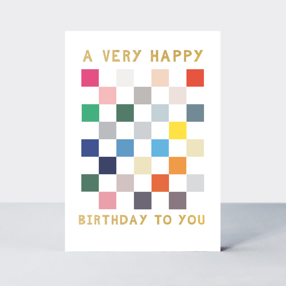Checkmate - A Very Happy Birthday  - Birthday Card