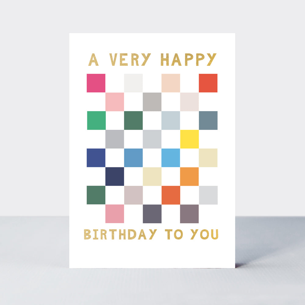 Checkmate - A Very Happy Birthday - Birthday Card