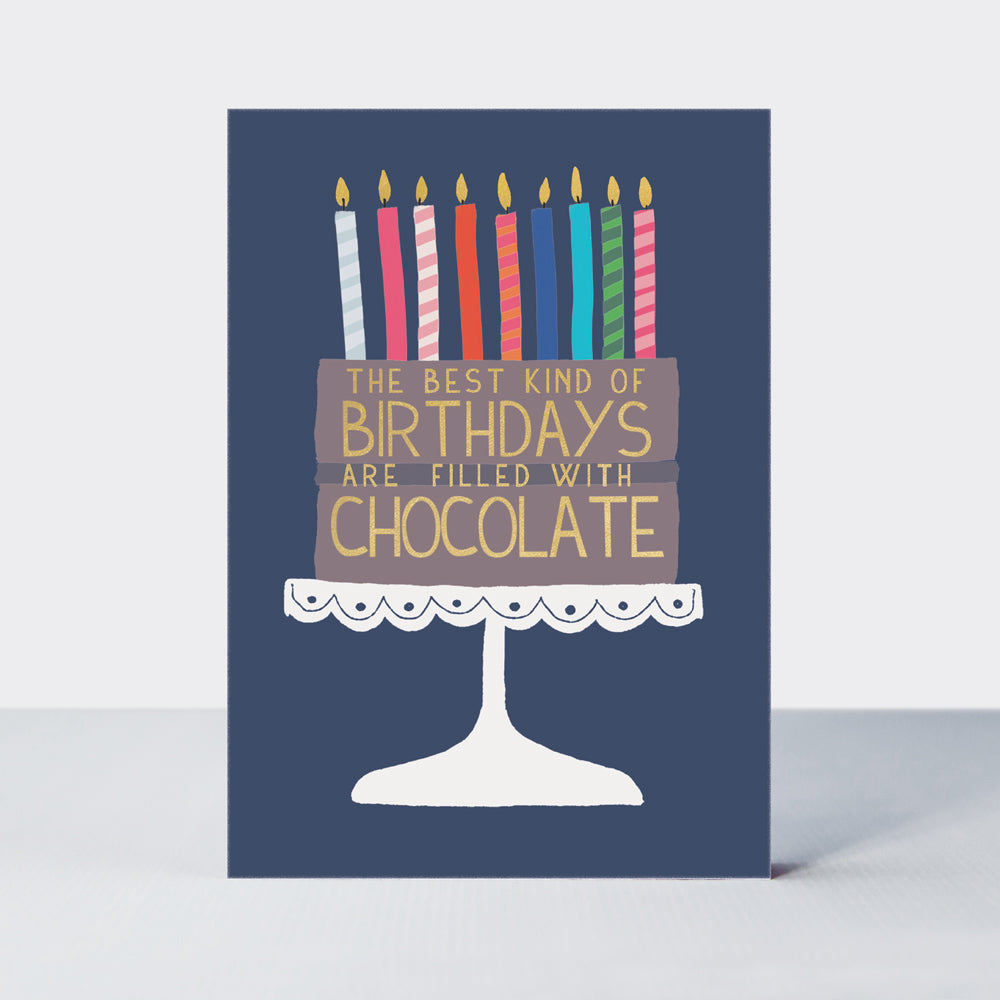 Checkmate - Chocolate Birthday Cake - Birthday Card