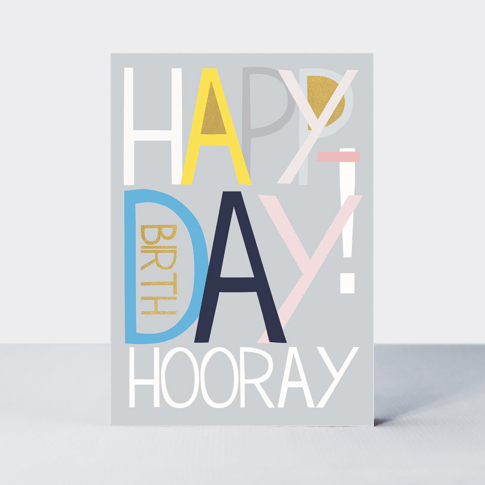 Checkmate - Birthday Colourful Hooray - Birthday Card