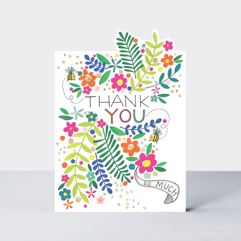 Cherry on Top - Thank You So Much/Flowers - Thank You Card