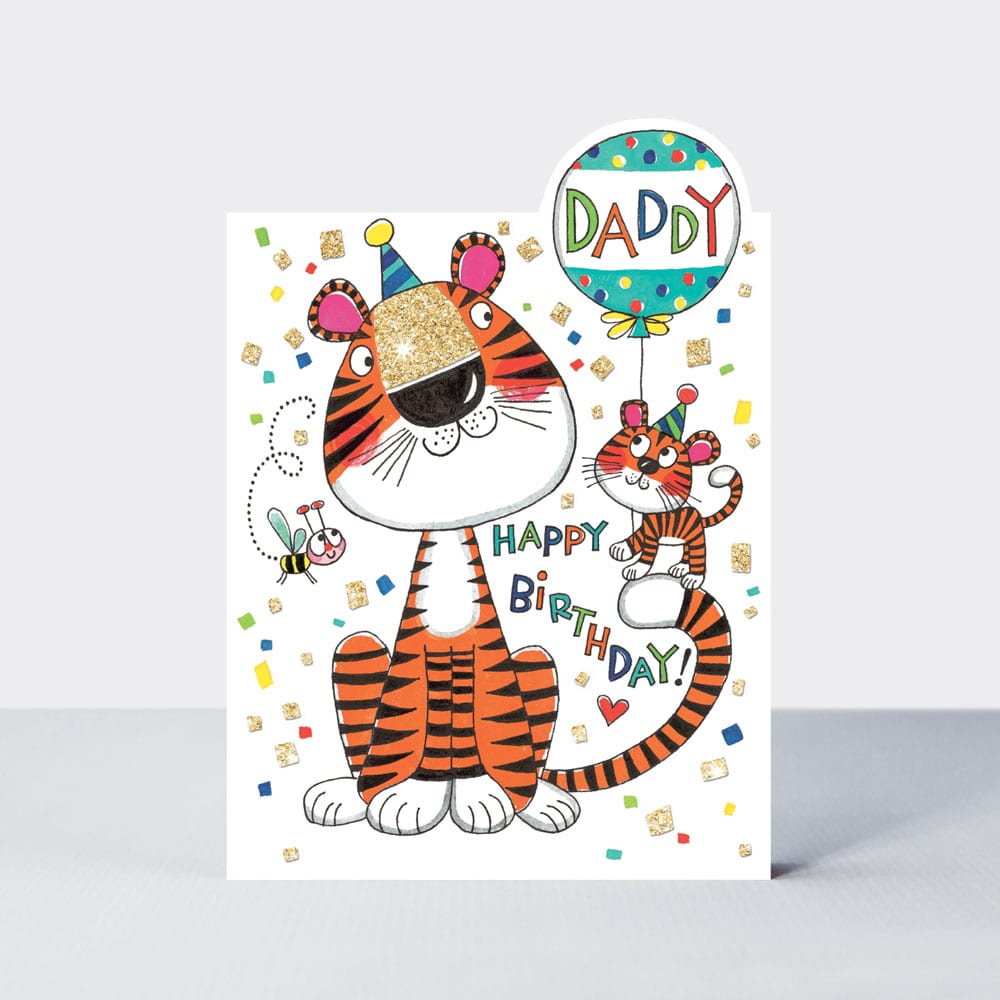 Cherry on Top - Daddy Birthday Tigers  - Birthday Card