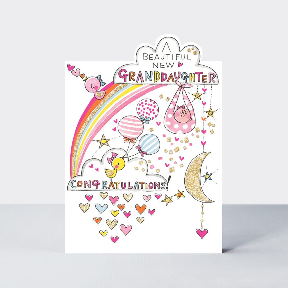 Cherry on Top - Beautiful New Granddaughter - Baby Card