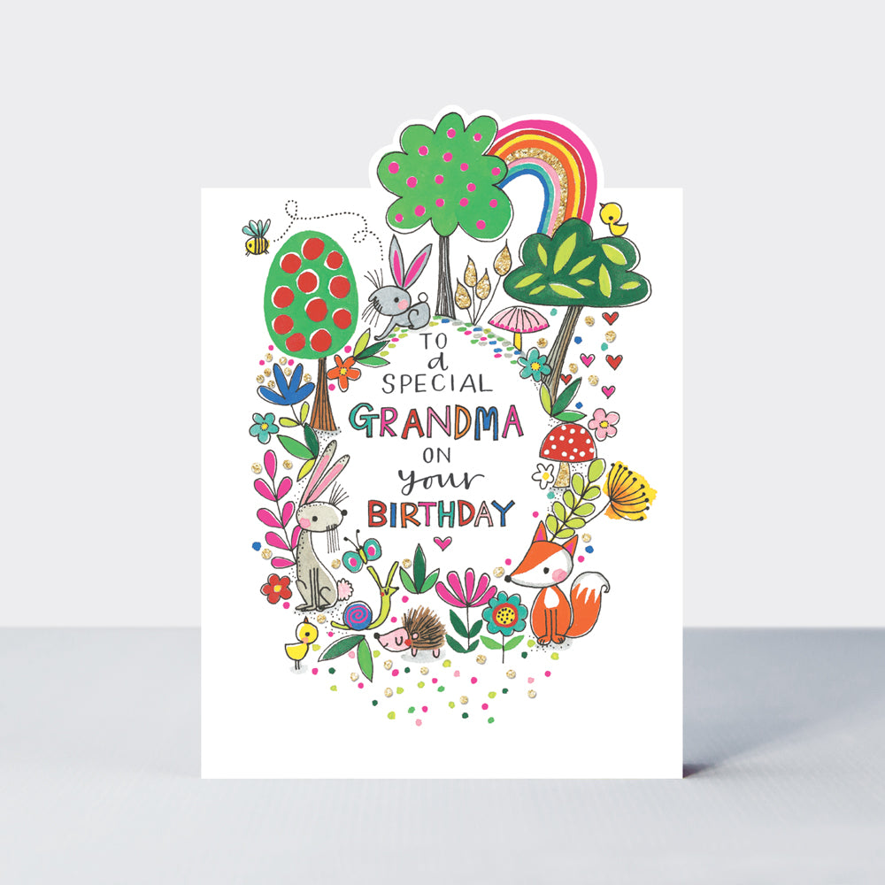 Cherry on Top - Special Grandma/Woodland Scene - Birthday Card