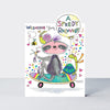 Cherry on Top - Speedy Recovery/Sloth on Skateboard - Get Well Soon Card
