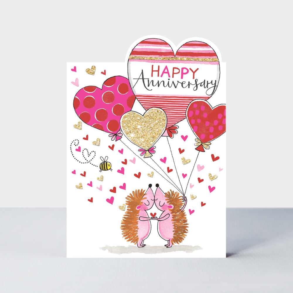 Cherry on Top - Happy Anniversary/Hedgehogs - Anniversary Card