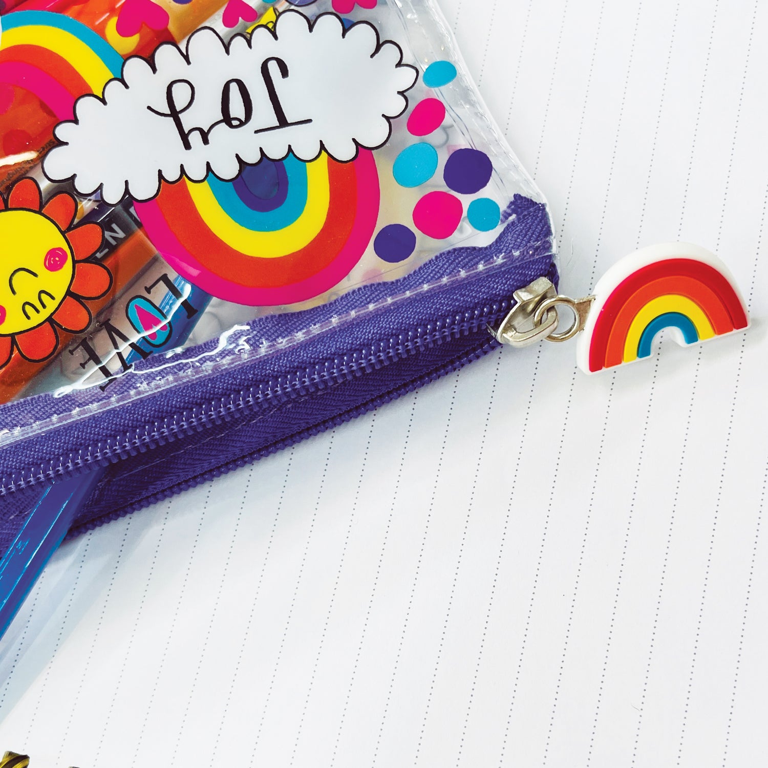 Clear Pencil Case/Pouch - &