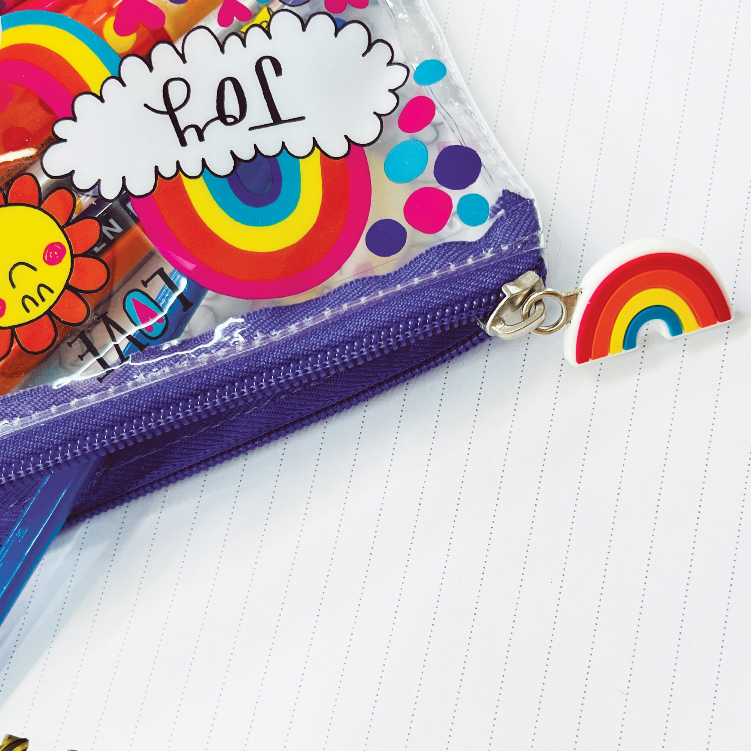 Clear Pencil Case/Pouch - &