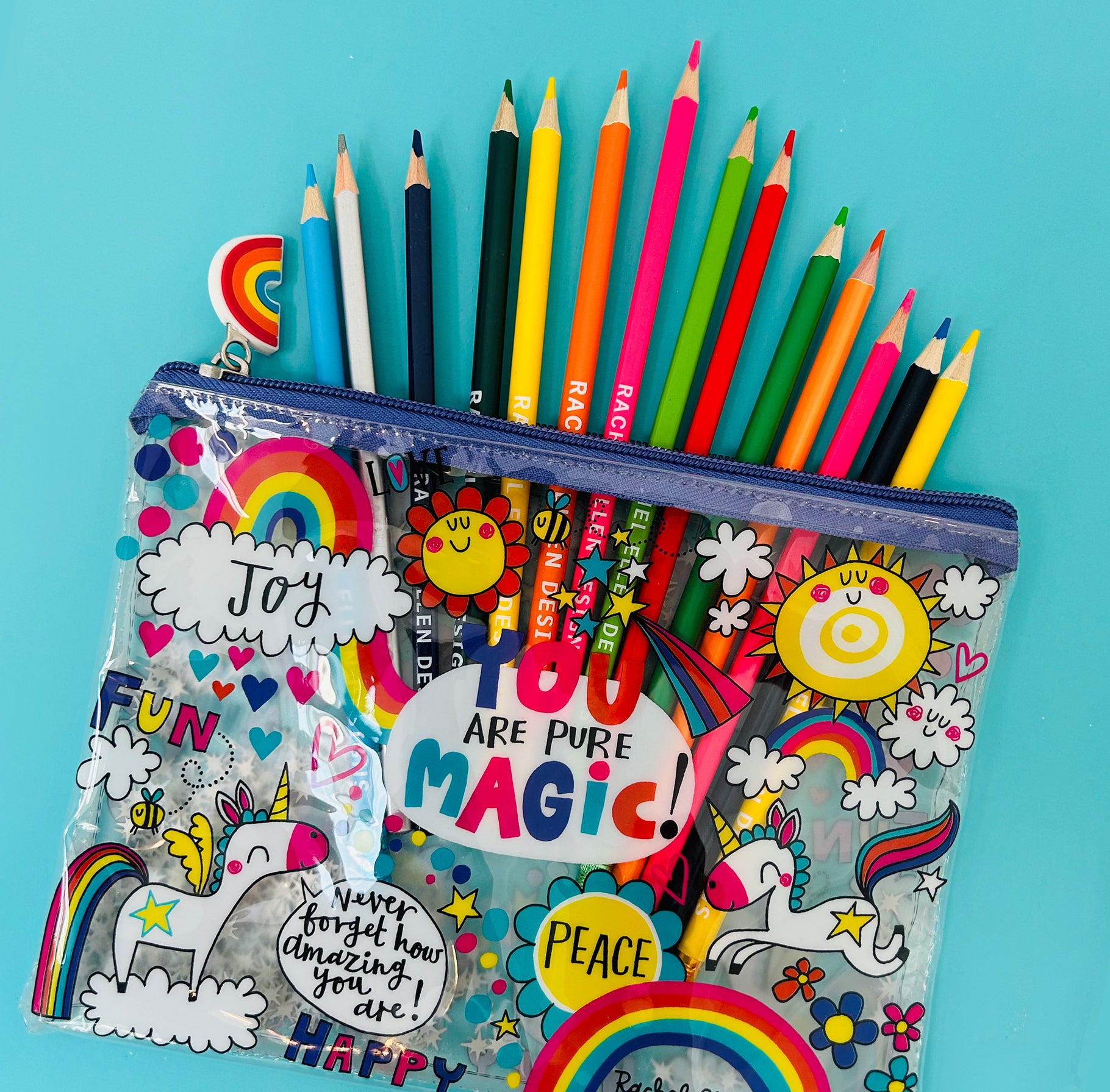 Clear Pencil Case/Pouch - &