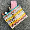 Clear Pencil Case/Pouch - Today Looks Beautiful' Suns, Rainbows & Clouds