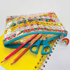 Clear Pencil Case/Pouch - Today Looks Beautiful' Suns, Rainbows & Clouds