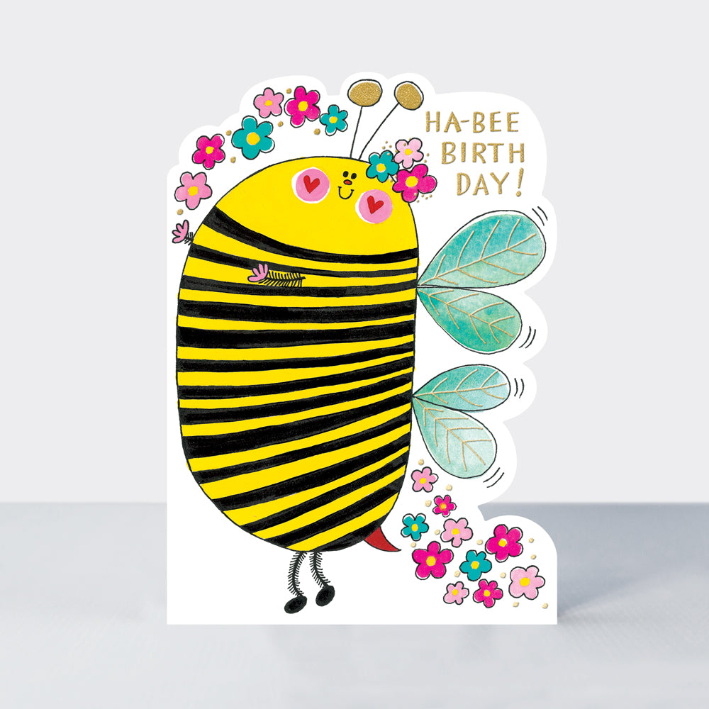 Cookie Cutters - Ha-bee Birthday/Bee birthday card