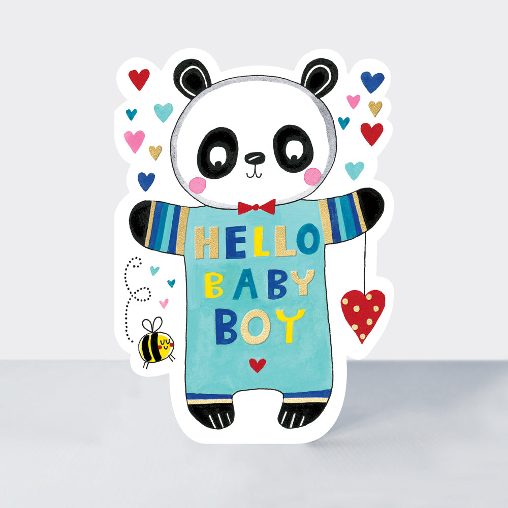 Cookie Cutters - Baby Boy Card/Panda