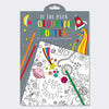 Giant Colouring Posters - Space - To The Moon
