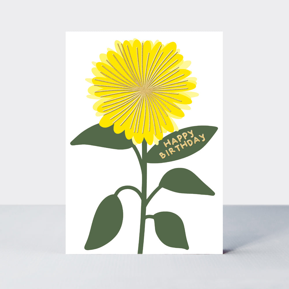 Oopsie Daisy - Happy Birthday/Giant Sunflower Birthday Card